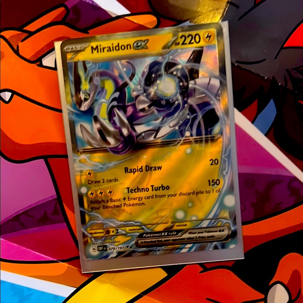 Miraidon EX Obsidian Flames Pokémon Card